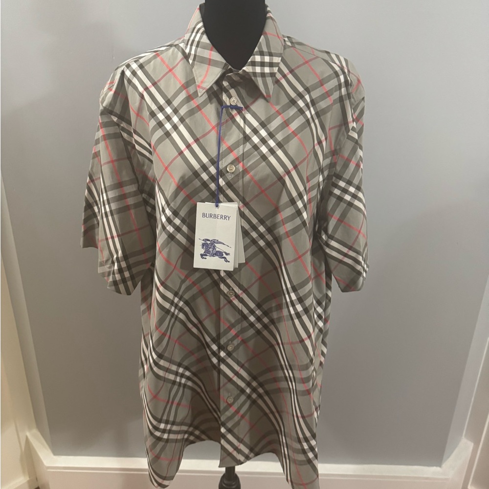 Burberry Multicolor Plaid Casual Shirt